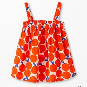 NWT Hanna Andersson Girls Print Breezy Muslim Top